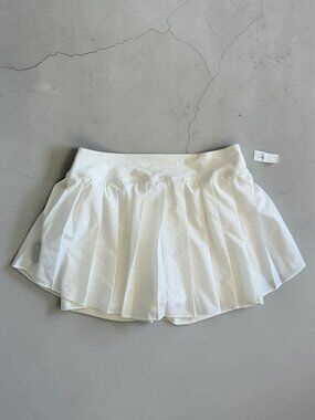 OLD NAVY White Pleated Tennis Skort Size XL NEW NWT
